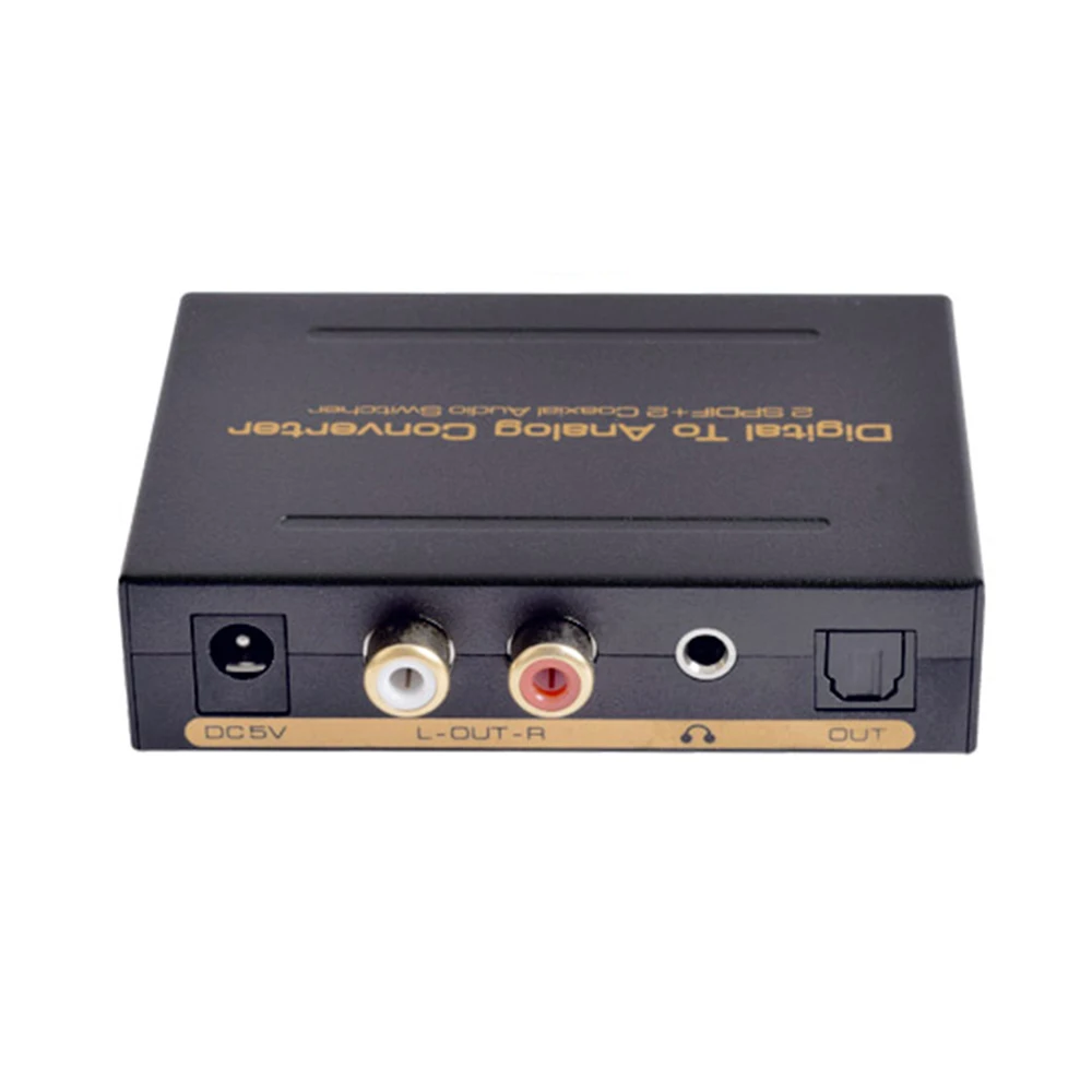 Цифро-аналоговый преобразователь Оптический аудиовыключатель 3X1 цифровой в
