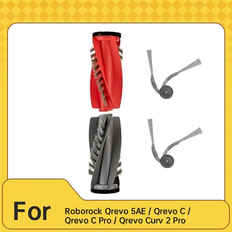 【A88X】Запчасти для робота-пылесоса Roborock Qrevo 5AE  Qrevo C  Qrevo C Pro  Qrevo Curv 2 Pro: боковая щетка, основная щетка (art.: 3920d87fe15fc) - 3920d87fe15fc