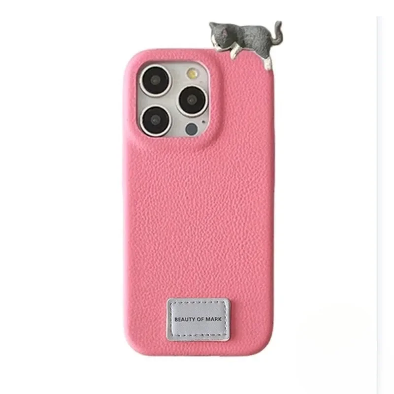 Фото Милый корейский чехол для телефона с котом для Honor X9A X9B 200 100 90 Lite 80 70 60 50 Pro SE X50 GT X40 X40i Magic 6 5 Lite, кожаный чехол №5