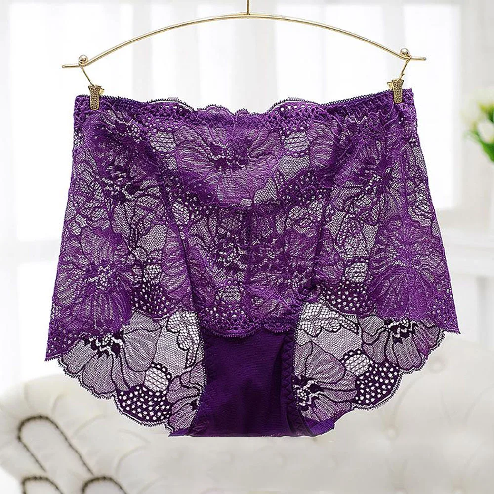 New Lace Panties for Women M-XXL Underwear Comfortable Floral Briefs Ladies Panty Sexy Intimates Lingerie Underpant Big Size