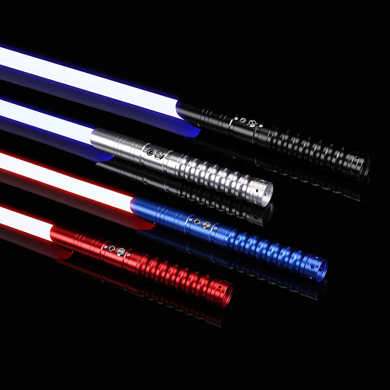 RGB световой меч лазерный меч Saber De Luz Kpop световая палочка Espada Rave мигающая игрушка металлическая ручка тяжелый меч-бластер