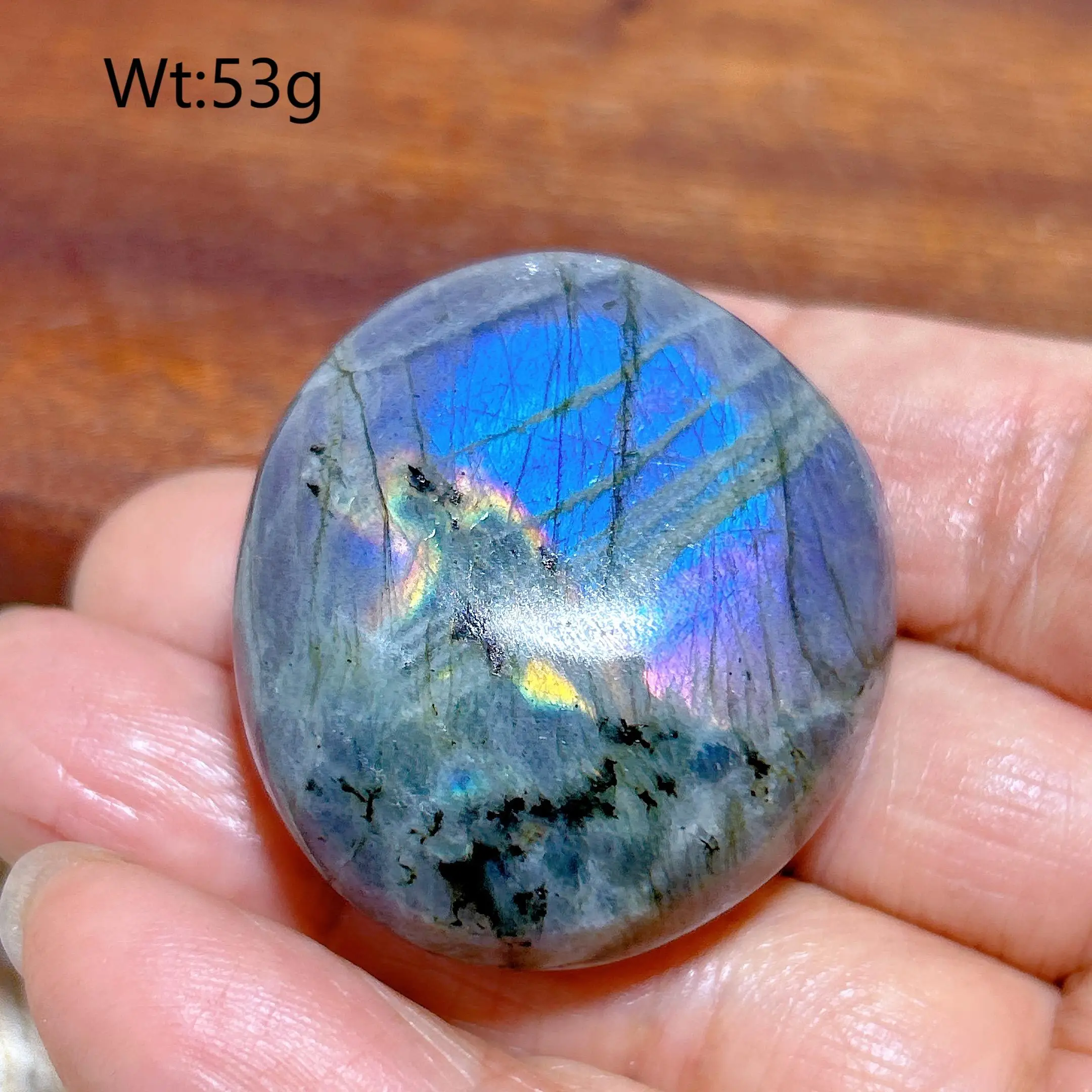 

Полированные кристаллы лабрадорит синий фиолетовый