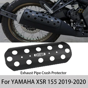 For Yamaha XSR155 XSR 155 2019 2020 Parts Motorcycle Aluminum Exhaust Pipe Decorative Cover Piece Protection Block Accessories