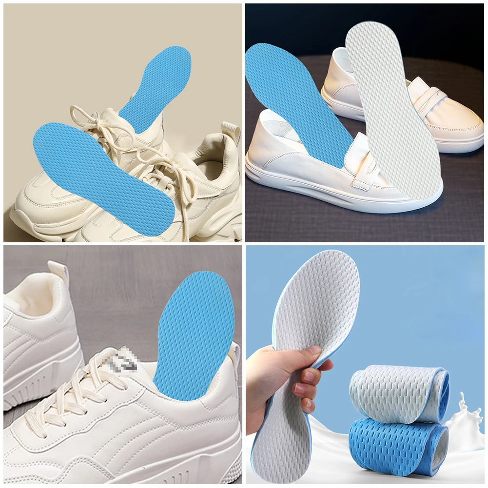 Sports Insoles For Shoes Men Women Smell Proof Soft Comfortable Breathable Massage Shock Absorbing Insole Shoe Pad Insert