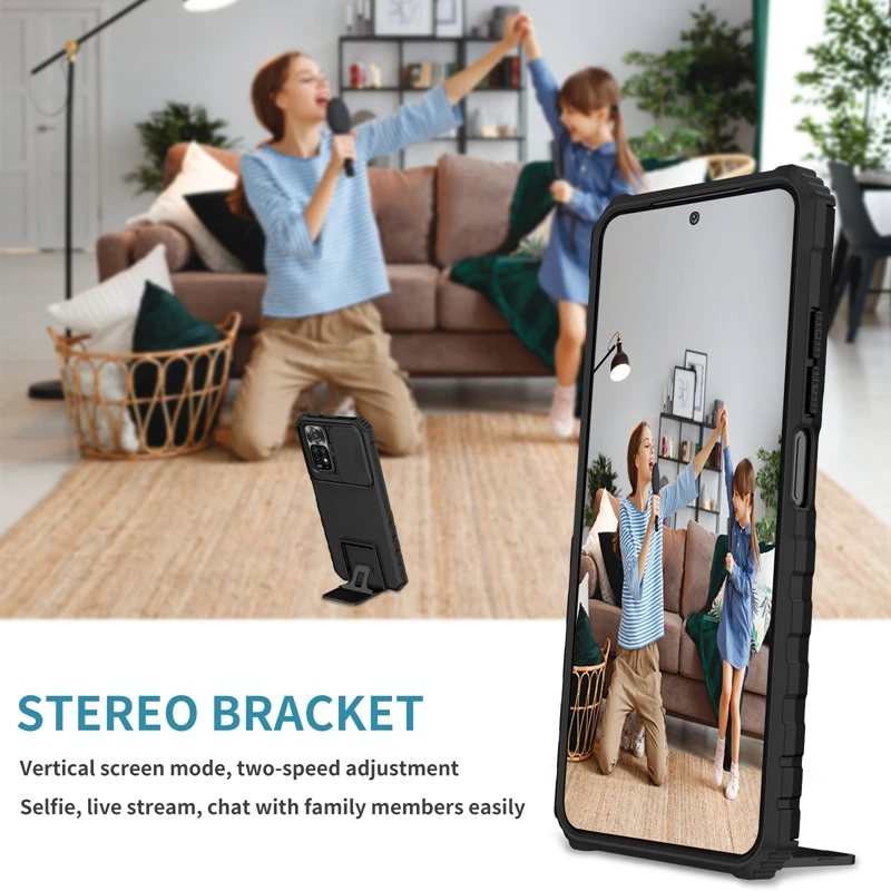 Противоударный чехол с подставкой для Xiaomi Redmi Note 11S Note11 4G