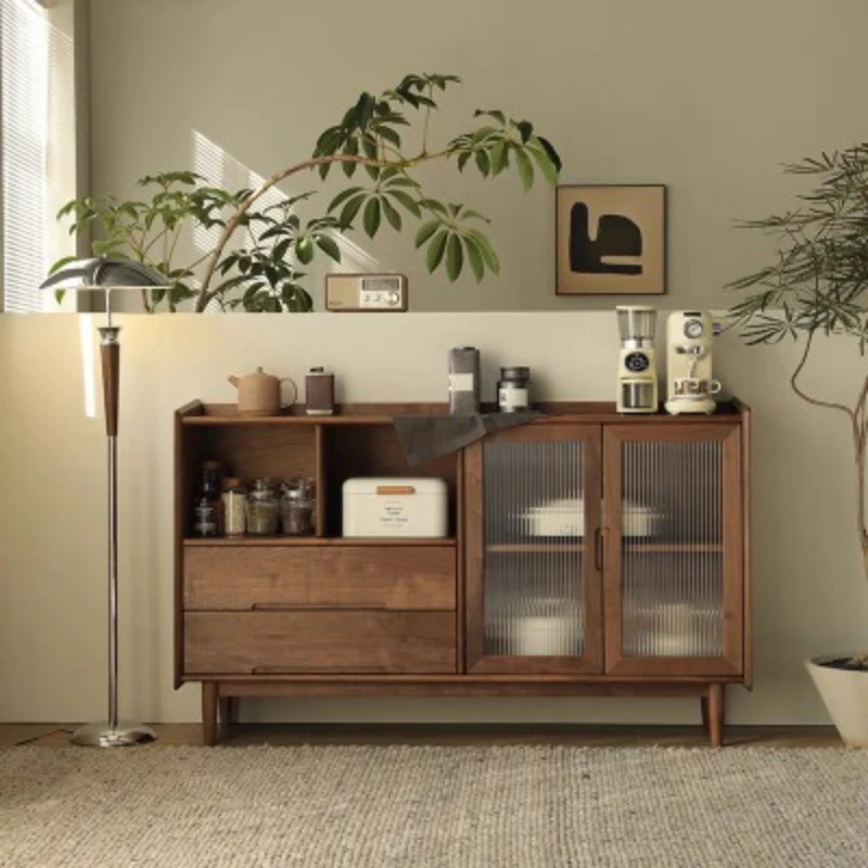 

Glass Wood Modern Sideboards Display Entrance Hall Space Saving Luxury Sideboards Storage Armario De Cocina Home Furniture MR50S