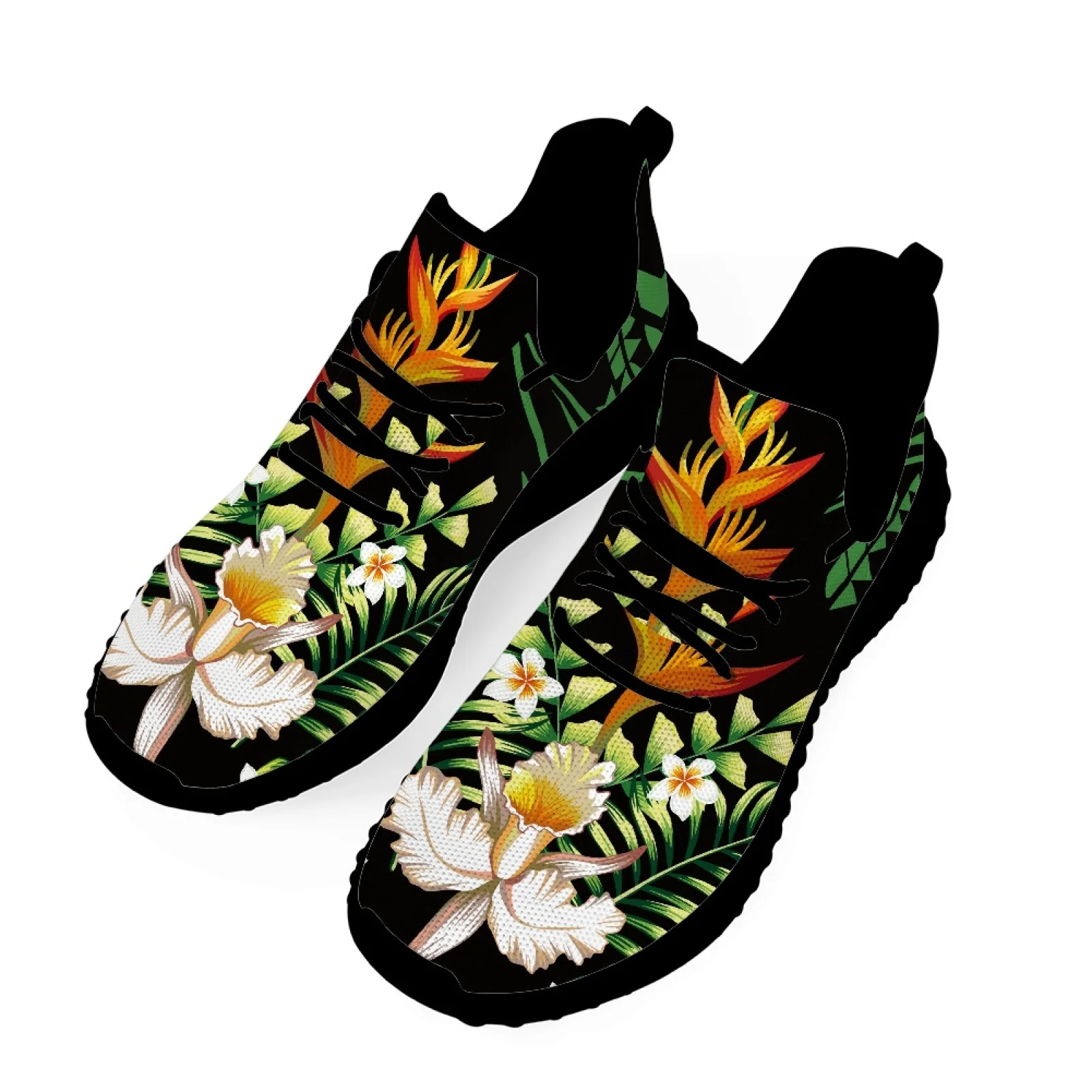 

Полинезийская племенная Фиджийская Татуировка тотем Фиджи принты парк полиэфирные ткани мягкие кроссовки Плюмерия Летающая тканая спортивная обувь