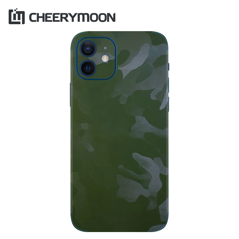 15Colors Rear Sticker Wrap Skin Paste Camouflage For iPhone 14 13 12 11 Pro Max 13Pro mini 14Pro SE2 5 SE 5s Protector Back Film