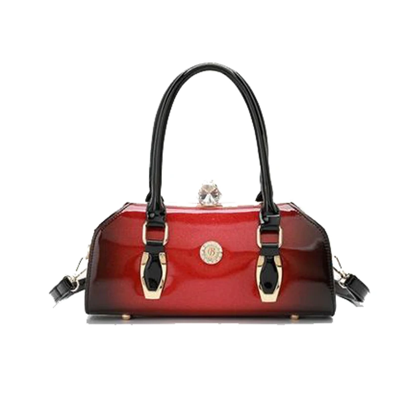 

New Fashion Alligator Women Handbags European Design Patent Leather Ladies Shoulder Bags Female Girl Brand Luxury Crossbody Bag