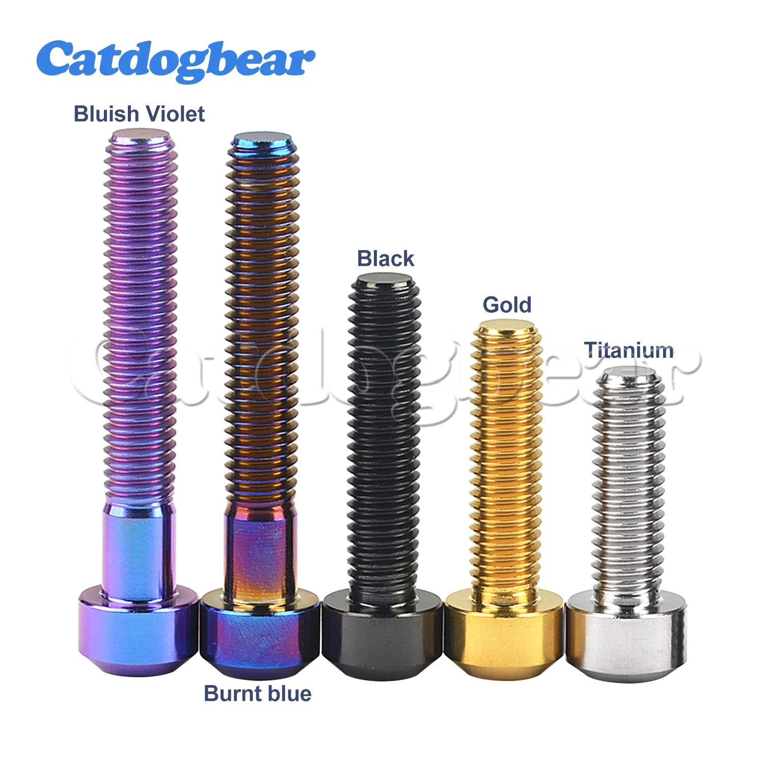 Фото Титановый болт Catdogbear M8 x 10 15 20 25 30 35 40 45 50 мм с гайкой Torx T40 для мотоциклов и автомобилей (для тюнинга) №4