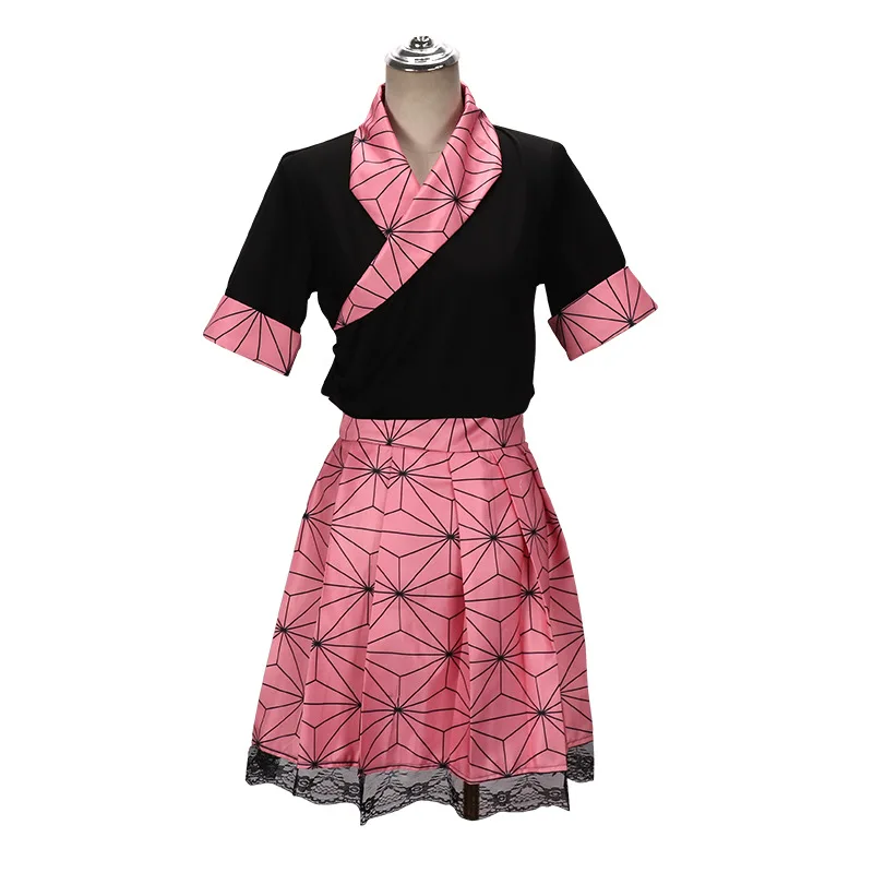 

Anime Merchandise Demon Slayer Cospaly Party Fashion Gifts Women's Tops Skirts Kamado Nezuko