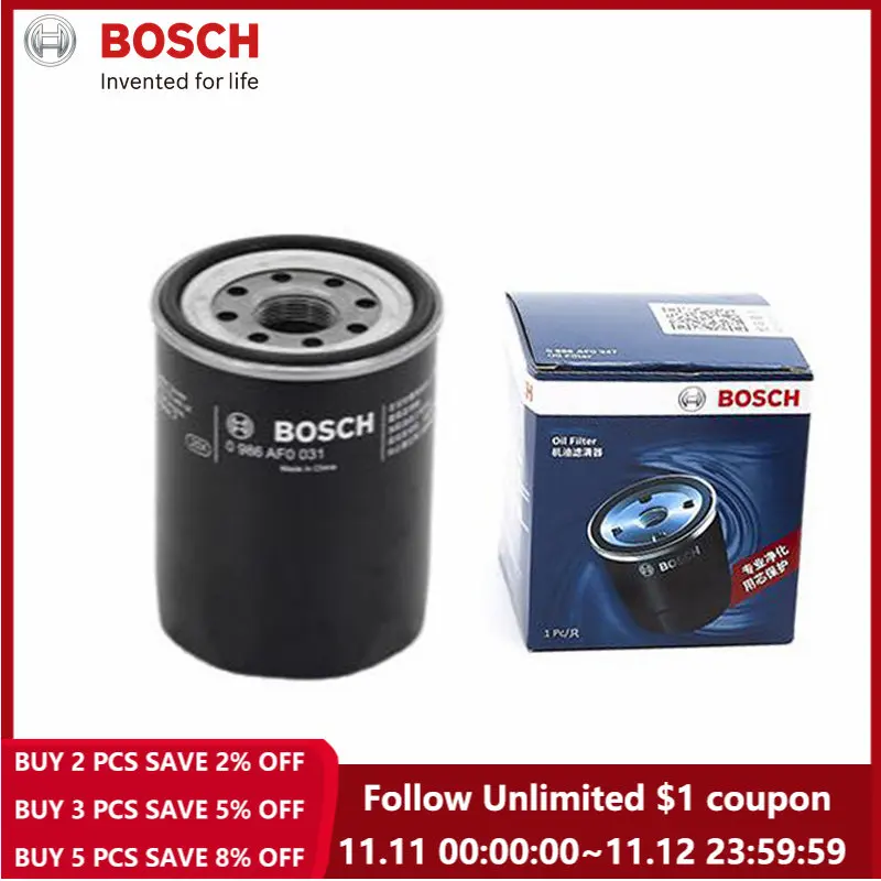 

BOSCH Original Genuine Auto Engine Oil Filter Removal Tool 0986AF0031 1012160DL For ISUZU AIR Filter Car Accessories Wholesale