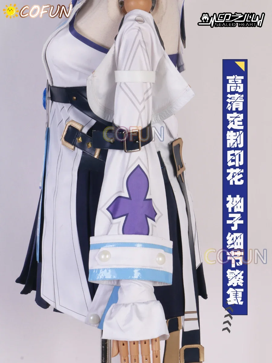 COFUN Game CalabiYau Yvette Косплей Костюм Хэллоуин Наряды Игровая Одежда Женское Платье