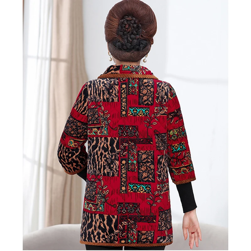 Женский жилет среднего возраста куртки новинка Осень-зима вельветовое теплое