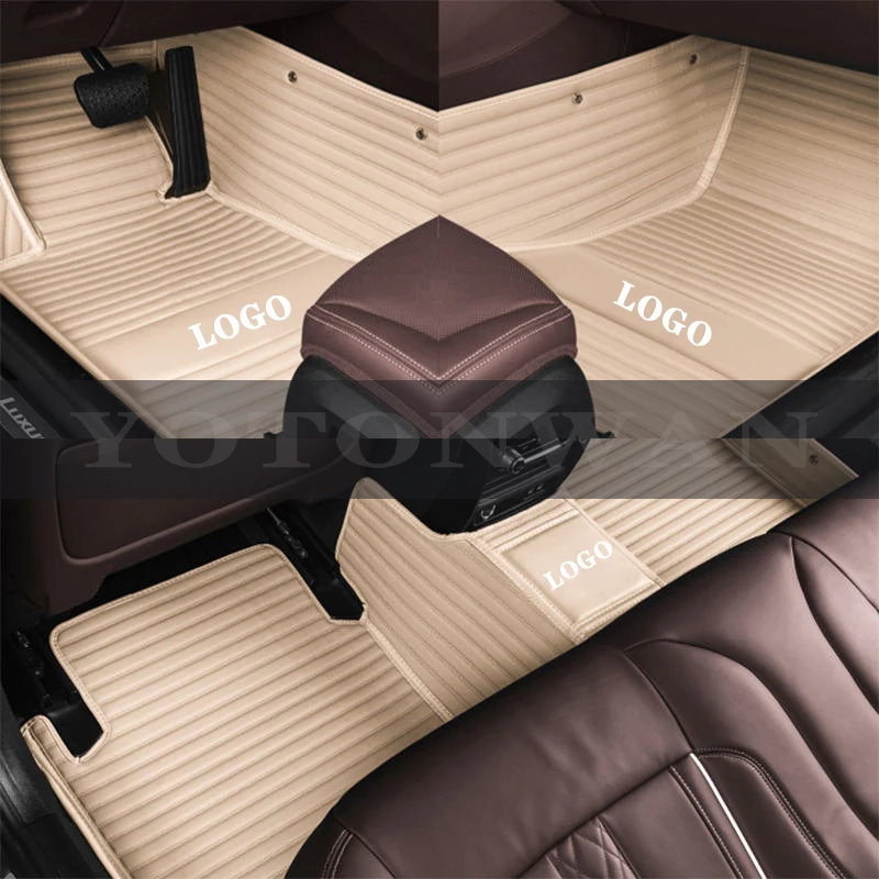 

YOTONWAN Luxury 7D Custom Style Logo Car Floor Mat 100％ For Great Wall M4 Hover H3 Hover H6 Hover H6 Coupe X200 Auto Accessories