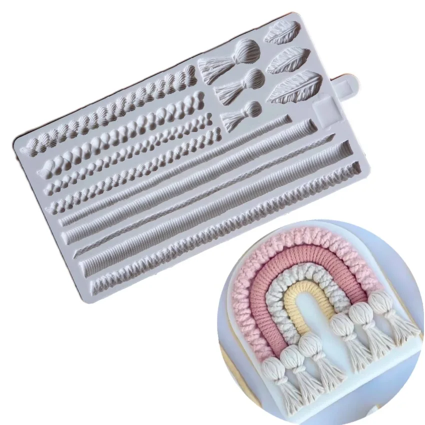 Форма для торта, лист для пальмовых копьев, большая, средняя, маленькая силиконовая форма, инструмент для помадки, глина, форма для мастики