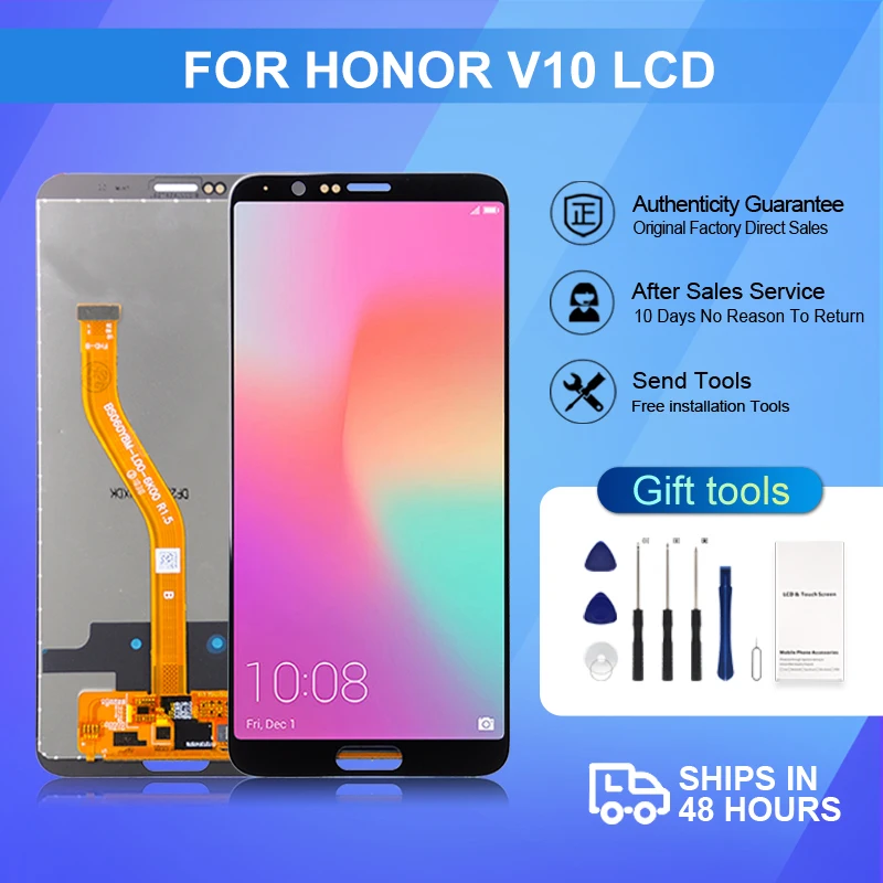 Дисплей для Huawei Honor V10 с сенсорным экраном 5,99 дюйма и дигитайзером в сборе