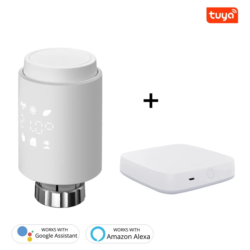 

Temperature Controller Smart Home Remote Contro Tuya Zigbee Work With Alexa Google Home Smart Radiator Actuator Smart Life