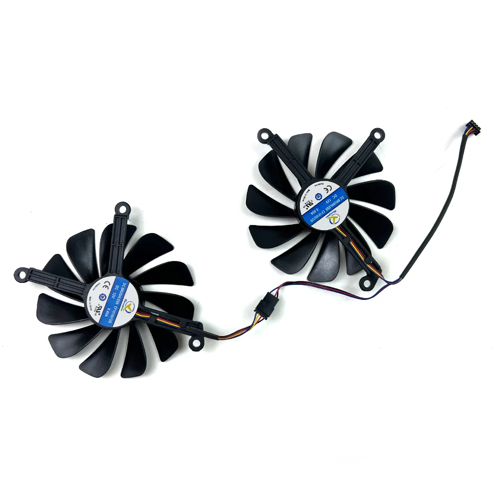 Фото Охлаждающий вентилятор 95 мм CF1010U12S RX 5700XT RX-57XT86OD Вентилятор графического процессора для XFX Radeon RX5700 5700 XT THICC II Ultra Вентиляторы видеокарты №3
