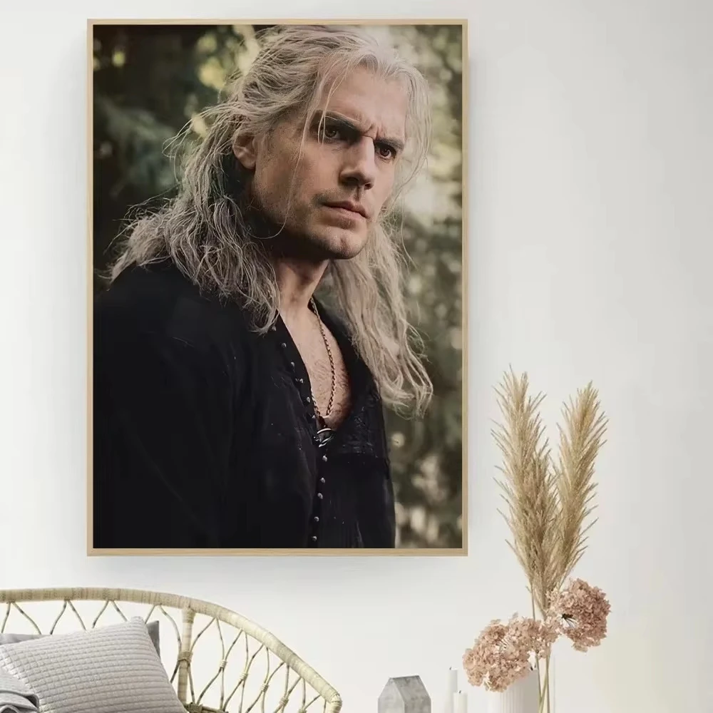 Винтажный Постер W-witcher 3 Для Тв-игр Сделай Сам Классическая Настенная Живопись