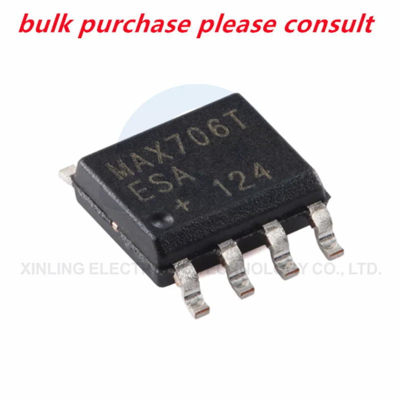 

5pcs SOP-8 3V voltage monitoring chip ic electronic components MAX706TESA MAX706TESA+T