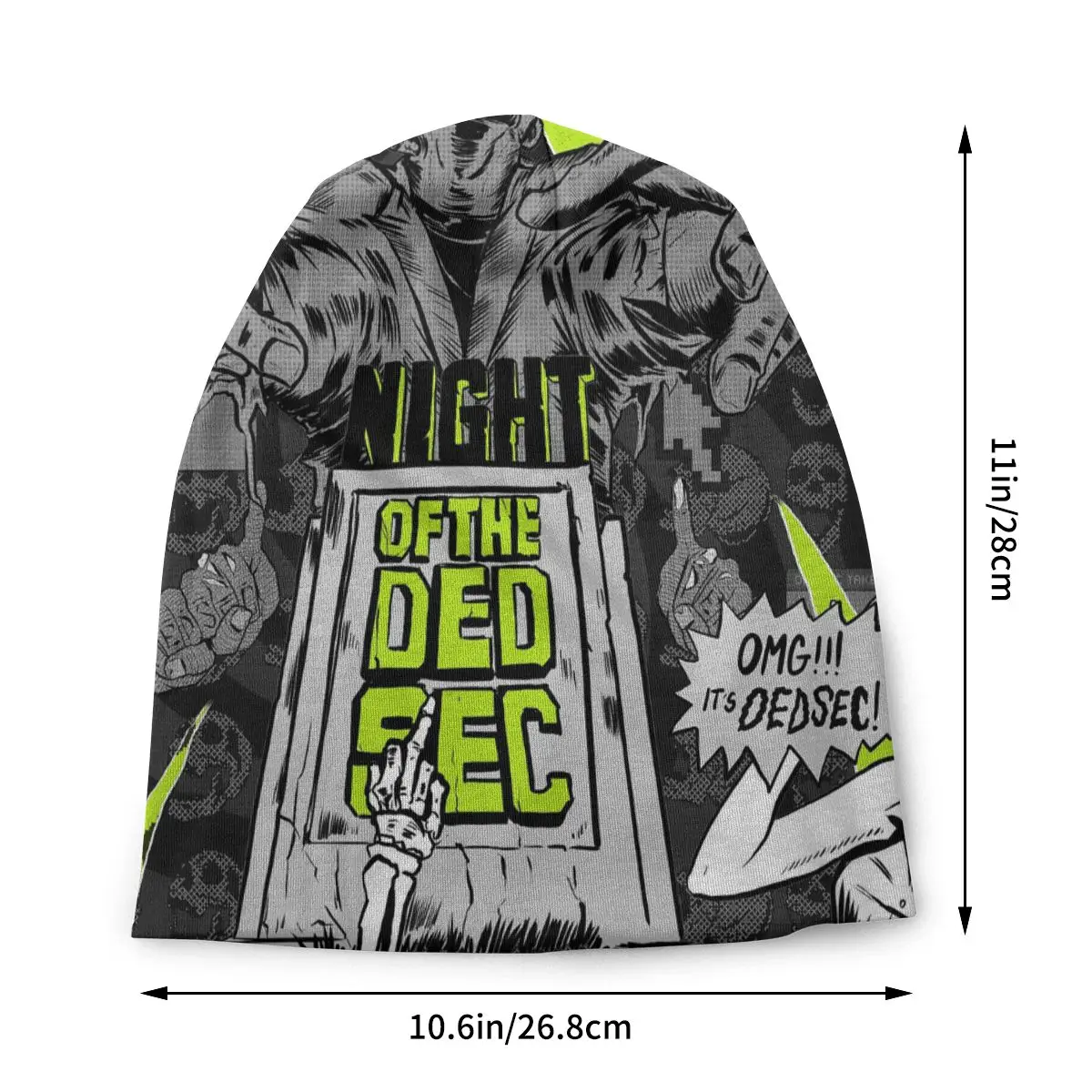 Шапка-капот Dedsec вязаная шапка крутые уличные часы с собаками 2 Маркус Holloway