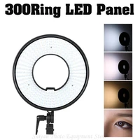 falcon eyes led video selfie ring lighting bi color fotografia lamp for makeupliveyoutube light shadow less dvr 300dvc