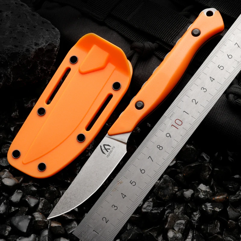 

CPM-154 steel fixed blade wilderness Bowie knives hunting knife outdoor hiking camping defense rescue knife fighting knife