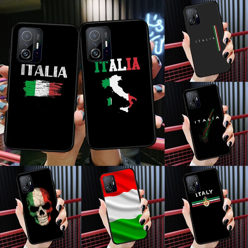 

Italy Flag Fundas For POCO F3 X3 GT M3 M4 X3 Pro X4 Pro Cover Case For Xiaomi Mi 11 Lite 12 11T Pro