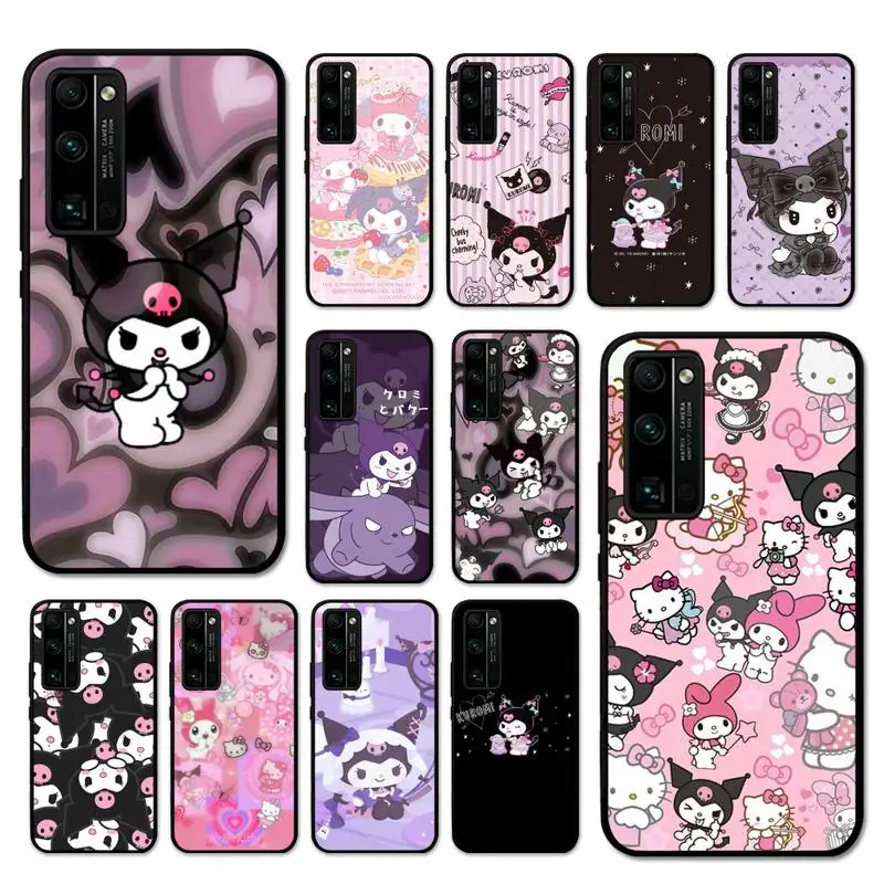 

Hello Kitty Kuromi My Melody Family Phone Case for Huawei Honor 10 i 8X C 5A 20 9 10 30 lite pro Voew 10 20 V30 coque