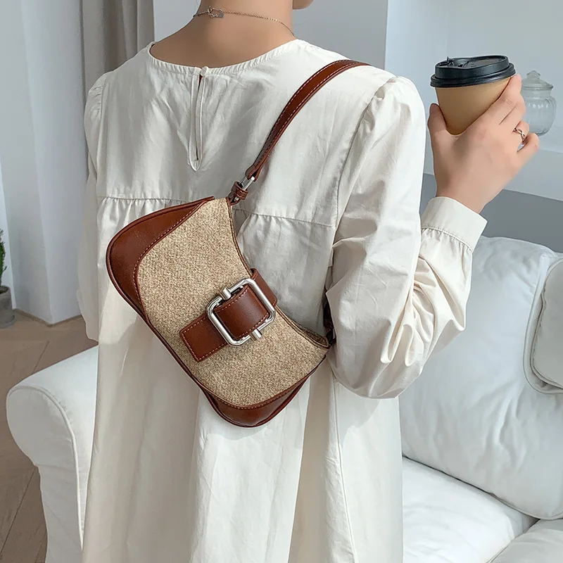 

Small Underarm Handbag for Women Gordon Deall PU Leather Fashion Trendy Purse Chic Shoulder Bag