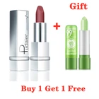 Купи 1 ПОЛУЧИ 1 бесплатно пикантная красная бархатная матовая помада Purdelle натуральный цвет Косметика Женская стойкая матовая помада с оттенком