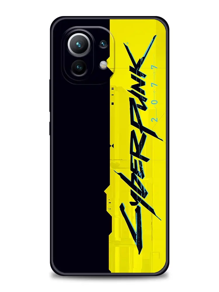 net game c cyberpunkes phone case for xiaomi mi 11i 12 12x 11 11x 11t poco x3 nfc m3 pro f3 gt m4 soft silicone case free global shipping