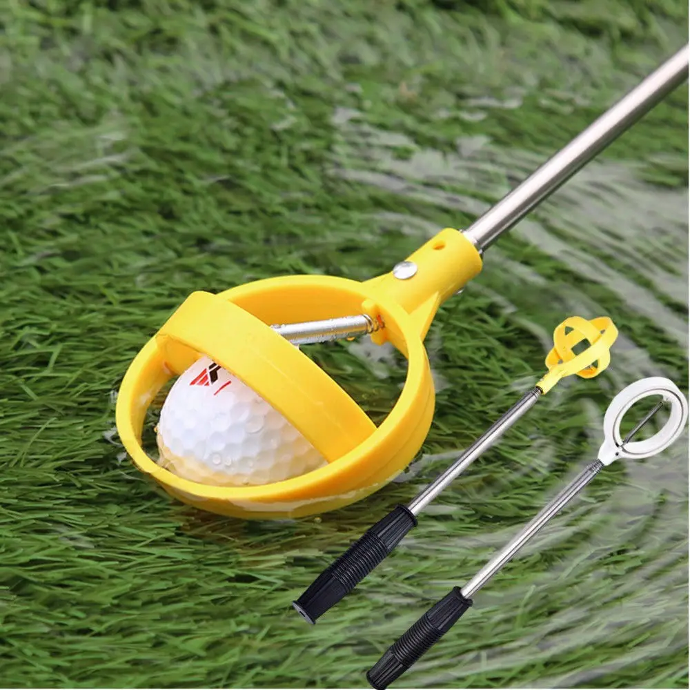 

Practice Golf Ball Retriever Aids Equipment 8 Sections Outdoor Game Tool for Yard Training Entertainment for Water
