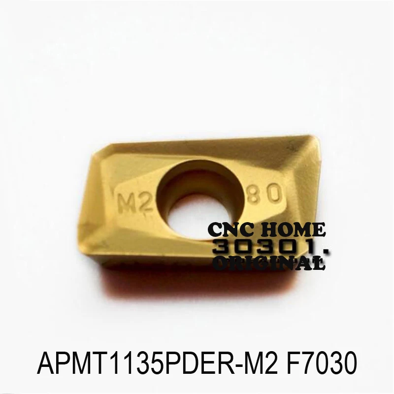 

Original APMT1604 APMT1135 APMT 1604 1135 APMT1135PDER-M2 APMT1604PDER-M2 F7030 process stainless steel milling cutter Tools
