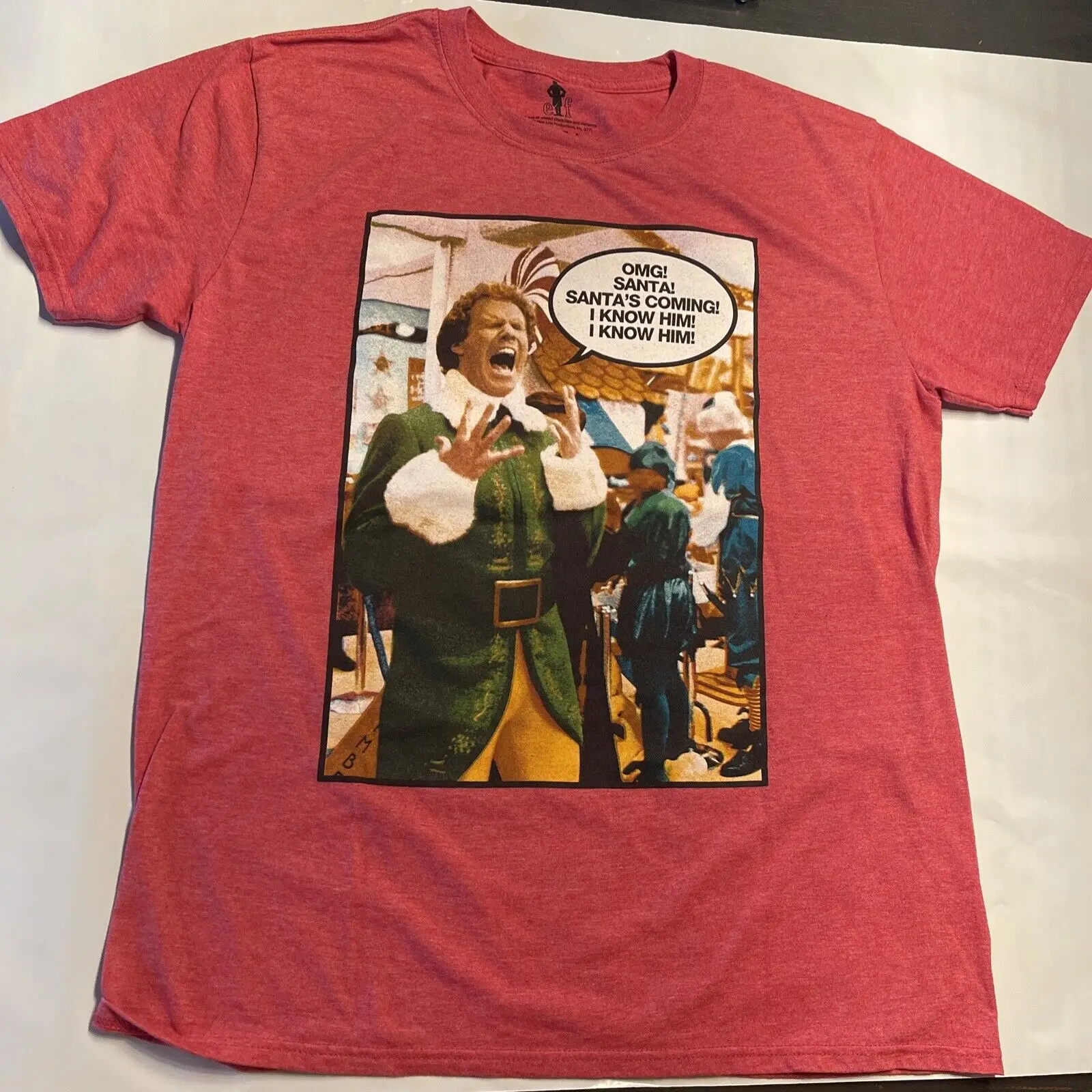 Рождественская футболка Elf - OMG Santa предназначена для праздника Z10