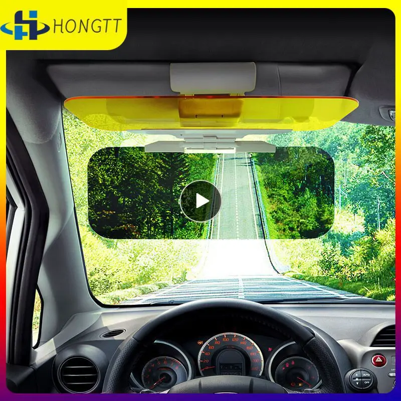 

Tpr Day Night Vision Driving Mirror Anti-glare Wide Compatibility Uv Clear View Interior Mirrors Easy Operation Convenient