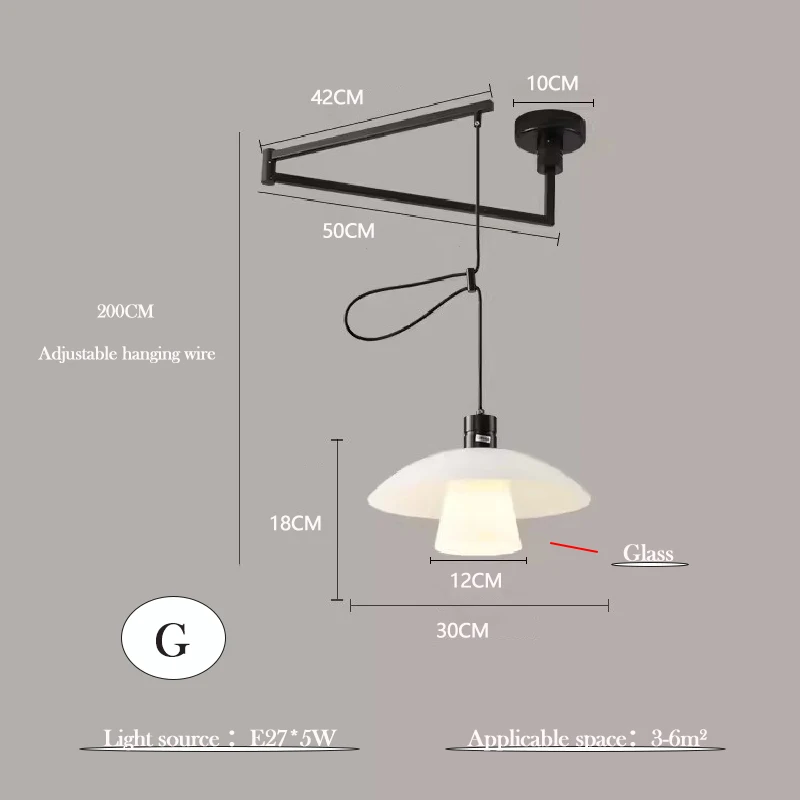 

Качающаяся люстра для обеденного стола белая