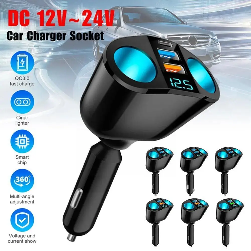 

Автомобильный Универсальный прикуриватель, 12-24 В, 120 А, С разветвителем