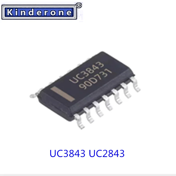 

1-100 шт., UC3843D UC3843AD UC3843DTR SOP-14