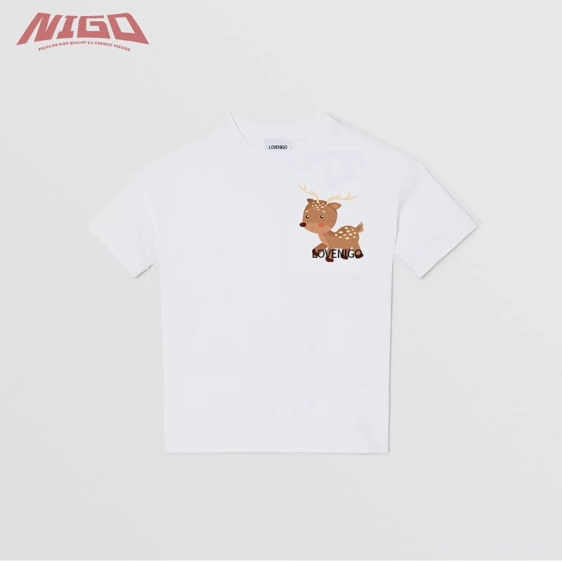 

NIGO Children Deer Print Cotton Short Sleeve T-Shirt #nigo33987