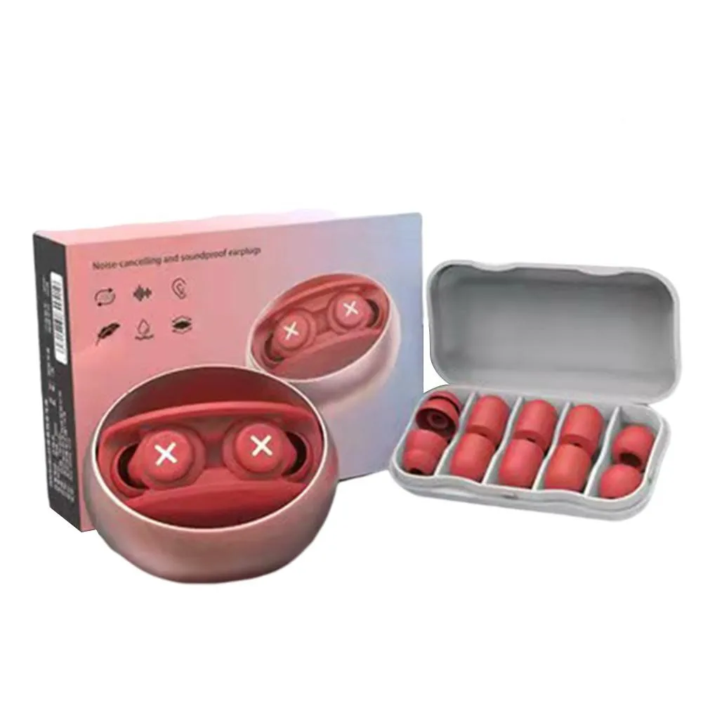 

Sleeping Ear Plugs Well Sleep Noise Cancelling Earplugs Silicone Sponge Anti Snore Memory Foam Anti-noise Ear Plug for Travel