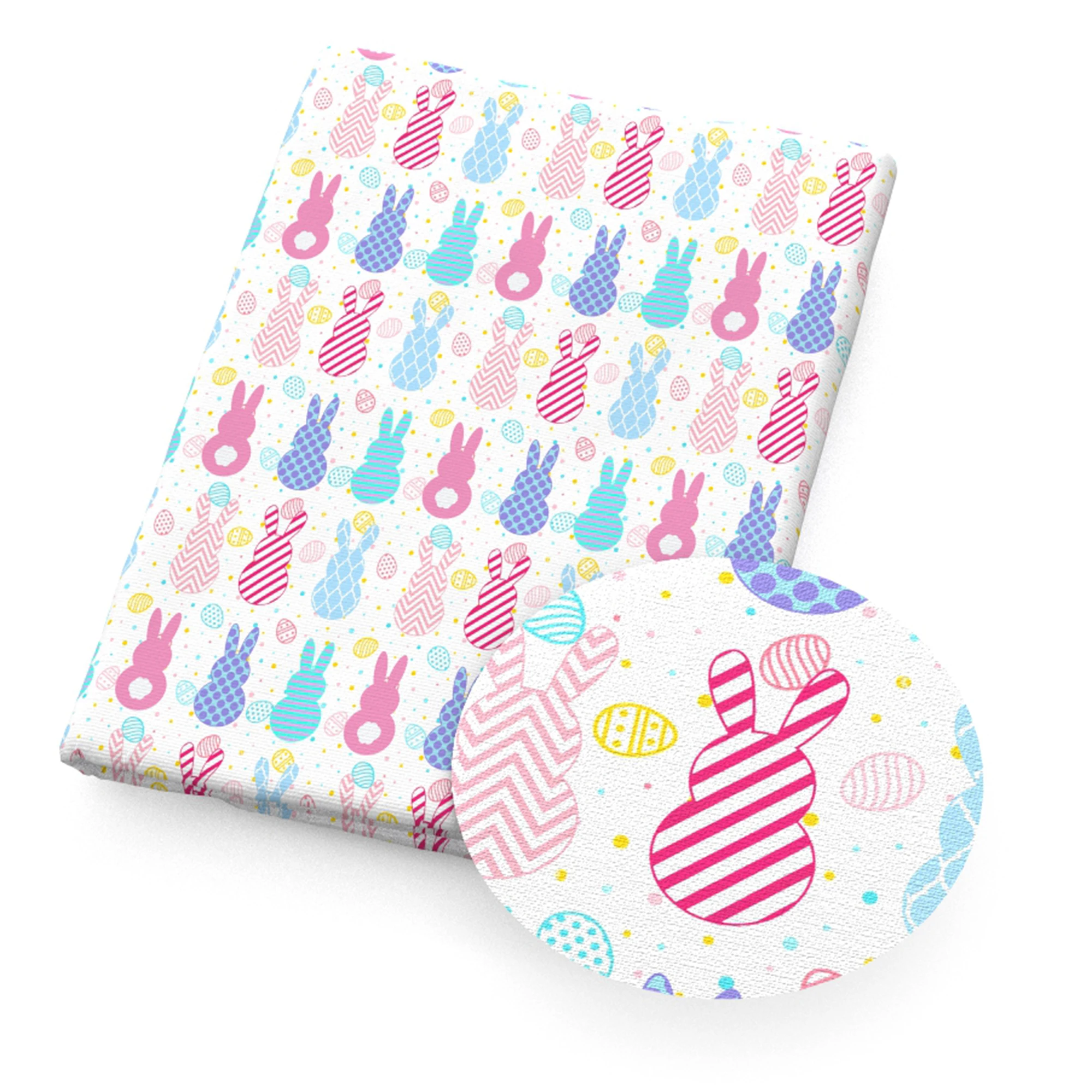 Кролик морковь пасхальный полиэстер хлопковая ткань Лоскутная Ткань шитье