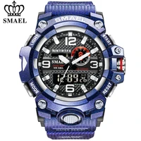 smael mens sports watches fashion waterproof military led digital quartz electronic watch men clock relogio masculino