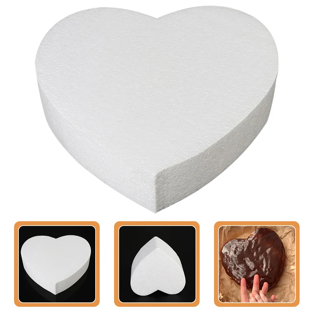 

Cake Foam Heart Model Styrofoam Dummies Fake Dummy Crafts Shaped Color Sand Foams Wedding 8 Molds Baking Decorating 12 Practice