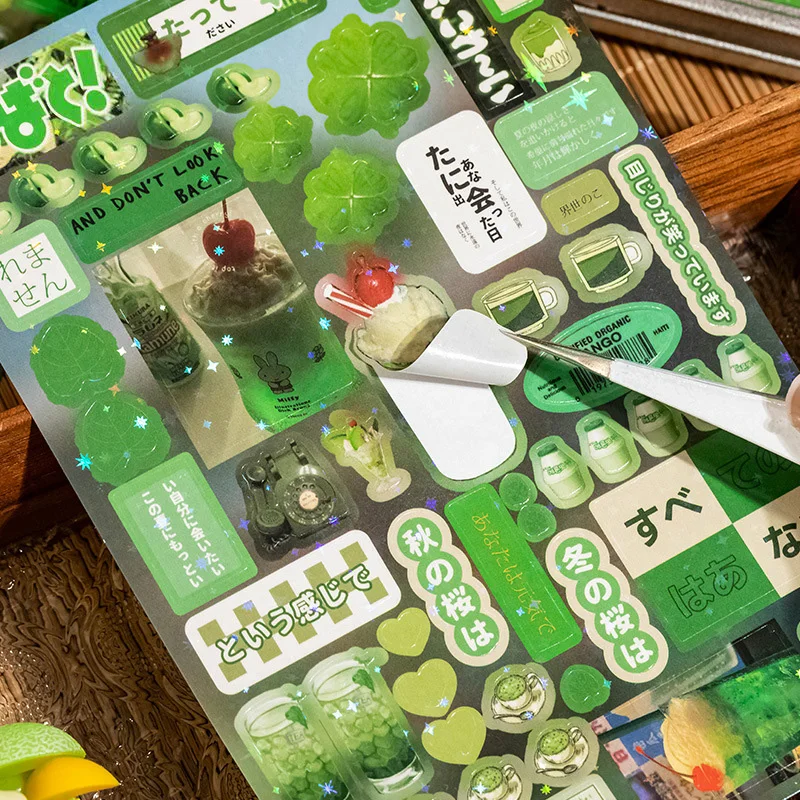 Декоративные наклейки для скрапбукинга 6 шт