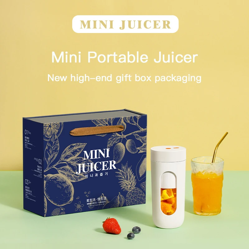 

Мини Портативная электрическая соковыжималка для фруктов дробленого льда молочный коктейль ручной блендер быстрая соковыжималка USB соков...