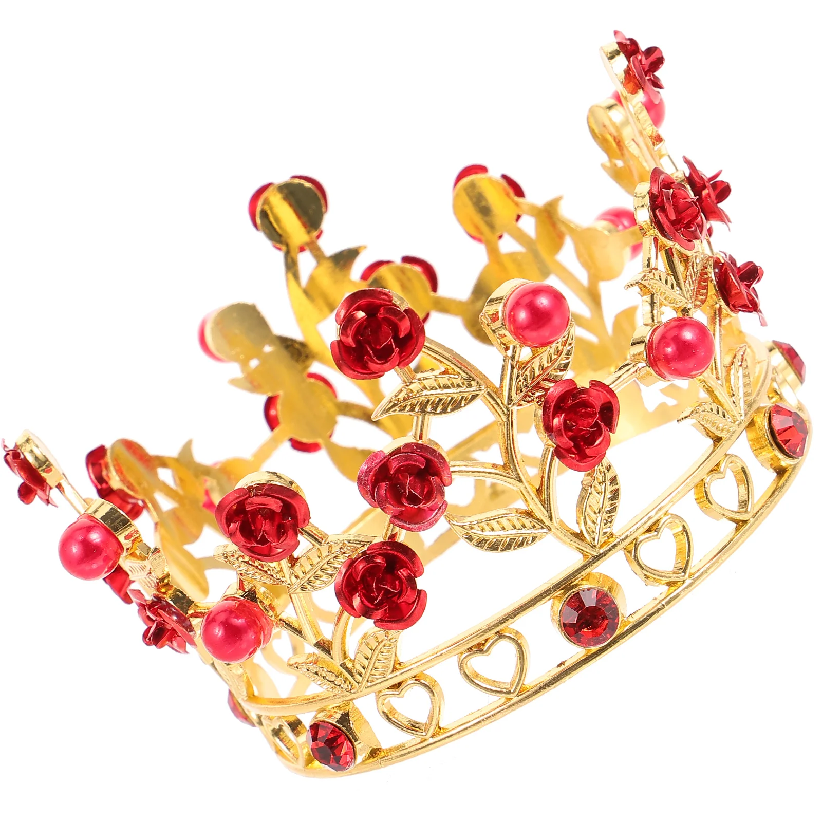 

Party Crown Headband Girl Rhinestones Decor Bride Decorative Bridal Prop Cake Wedding Headpiece Hair Decors