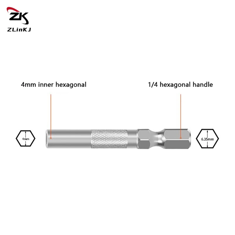 Адаптер с шестигранным хвостовиком 6 35 мм на 4 2 шт.