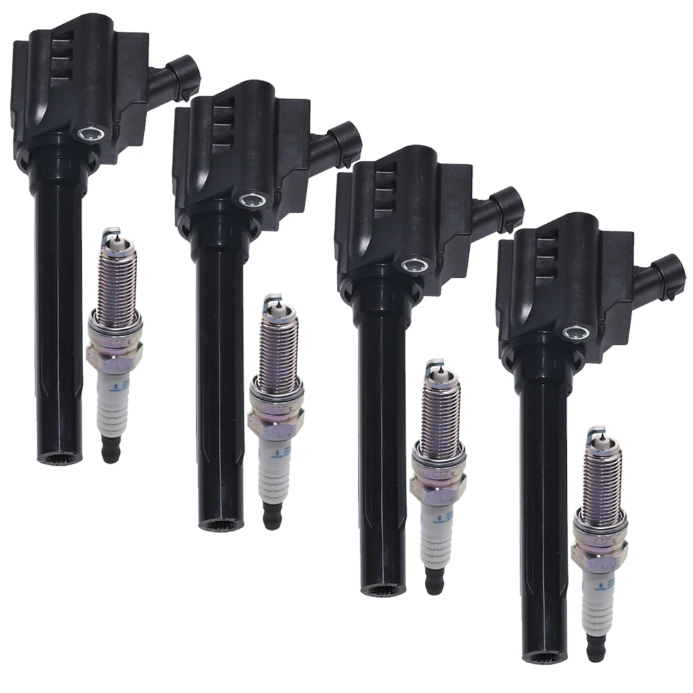 

Набор из 4 шт. для Ford Territory S 1.5T JMC Boarding 1.8T, катушка зажигания и запасные части для свечей зажигания FS112A366AB FS112A366AC JS112A366AB